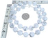 24" Sterling Silver Howlite Bead Necklace KX121120